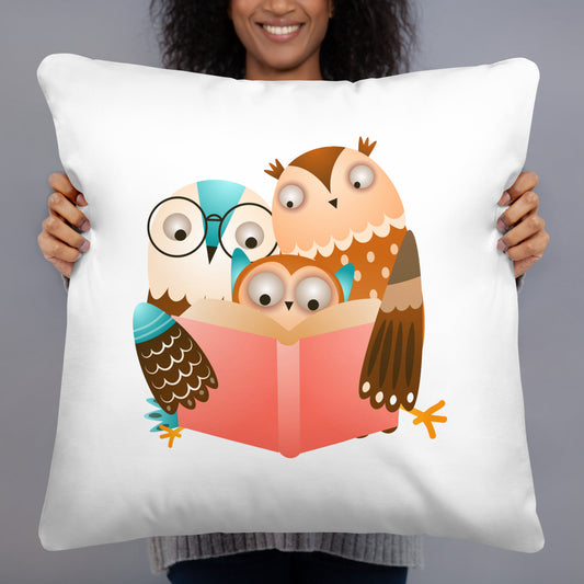 Owl Family Reading Pillow