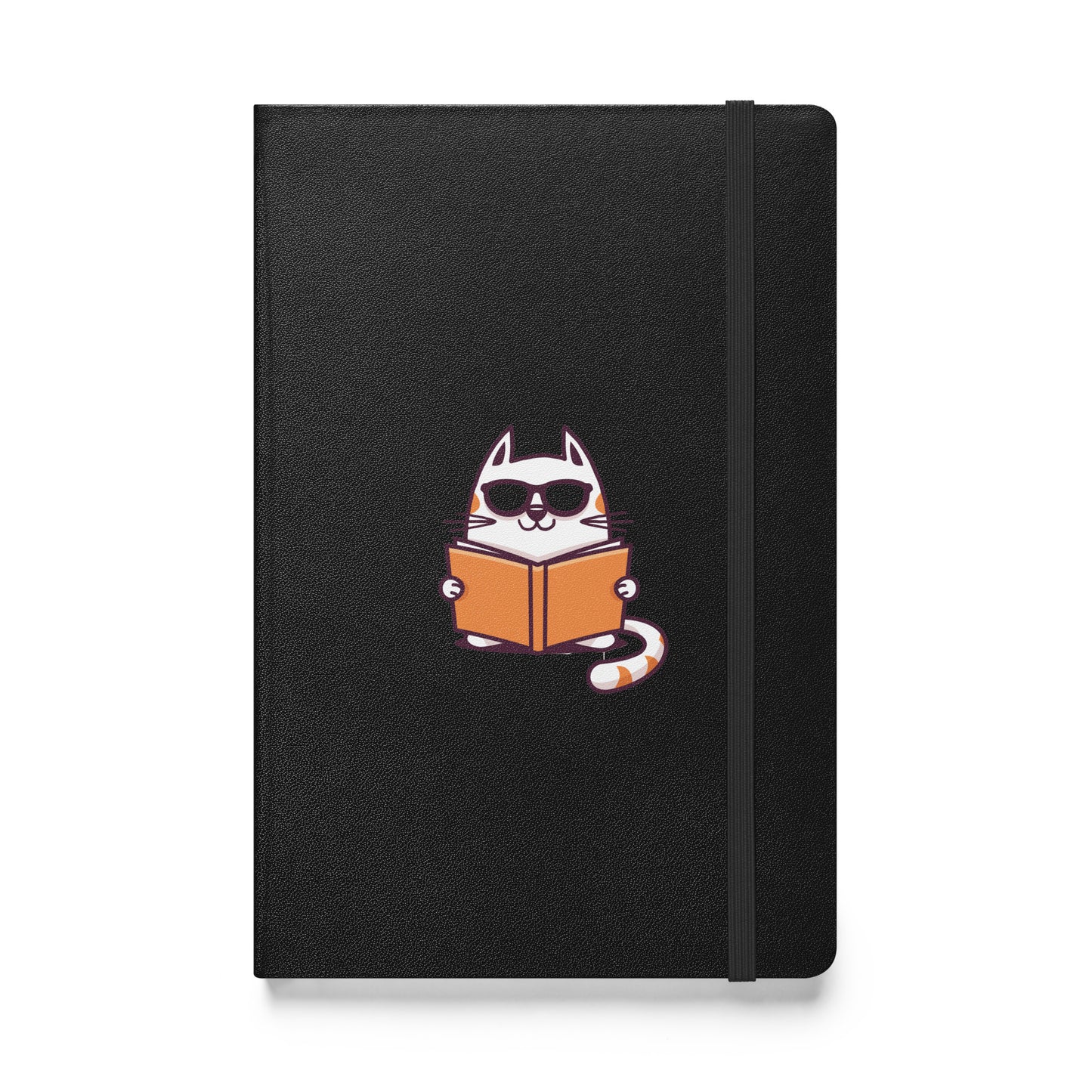 I am pretty sure my cat reads ...   Hardcover bound notebook